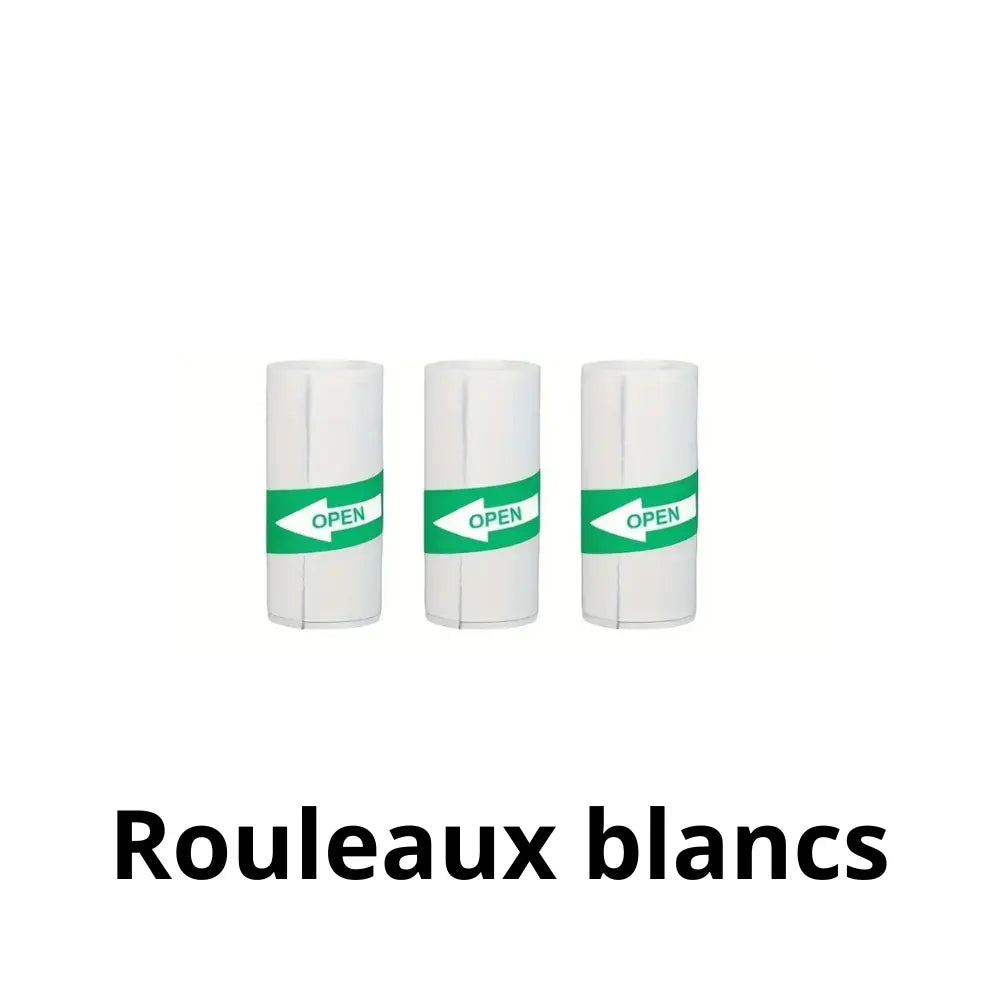 Papier blanc imprimante thermique : autocollant ou standard Chat'Imprim
