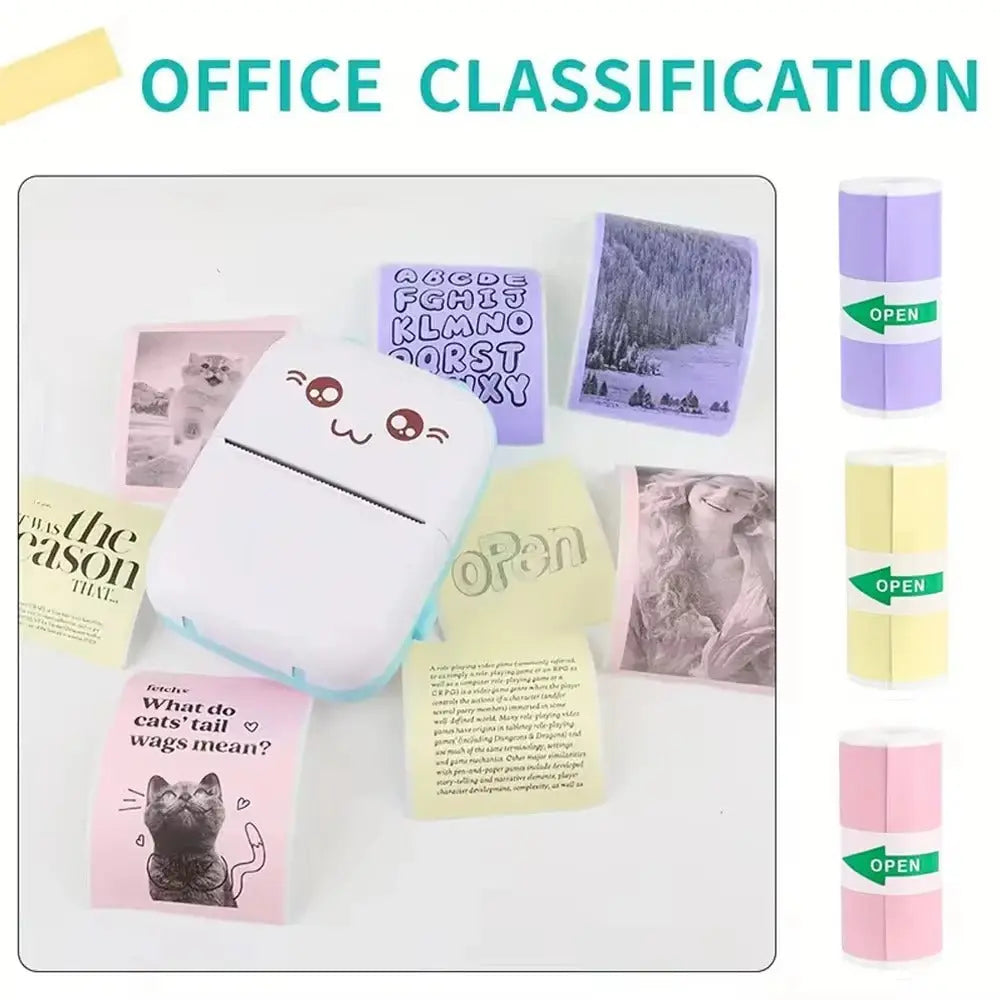 Papier couleur pour Imprimante Thermique Chat'Imprim